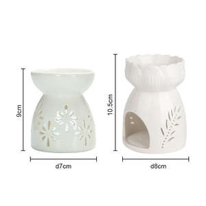 Bán Buôn Gốm Tinh Dầu Burner Trang Trí Nội Thất Hoa Mô Hình Trà Ánh Sáng Sáp Tan Ấm Hơn Hương Liệu Thơm Khuếch Tán - Product Image 6