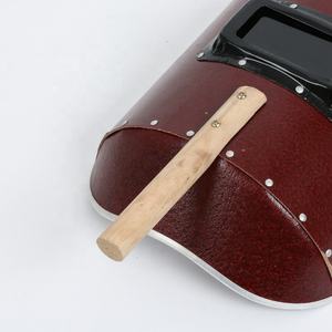 Casque de soudage personnalisé, fibre de papier rouge étanche à la main, protection faciale - Product Image 3