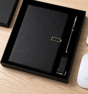 2026 Promotional Business Notebook Journal for Gifts Custom Diary PU Leather Magnetic Note <b>Book</b> Pen Gift Set With USB Drive - Product Image 1