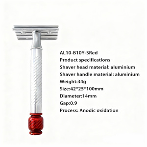 Smooth Shave Consistent Performance Traditional Wet Grooming Wet Aluminum Shaving <strong>Razor</strong> Daily Use for Men - Product Image 4