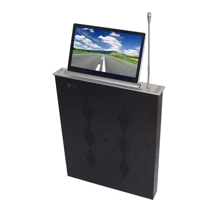 Hệ Thống Hội Nghị Với Microphone Bàn Pop Up Lcd Motorized Monitor Lift