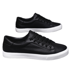 Nouvelles chaussures rétro imperméables pour hommes, collection Printemps 2025, spécial <span class=keywords><strong>commerce</strong></span> extérieur, polyvalentes quatre saisons, semelle souple, blanches - Product Image 6