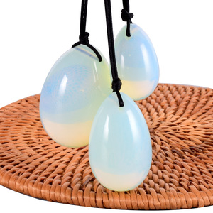 Usine haute qualité jade pierres précieuses baguettes yoni oeufs 3-pcs ensemble <span class=keywords><strong>néphrite</strong></span> oeufs - Product Image 3