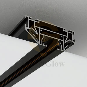 Stretch PVC-folie plafond LED-tracklight profiel van aluminium voor LED 2-draads LED-tracklight 220V - Product Image 6