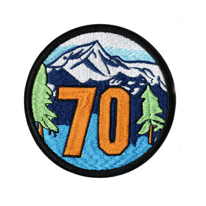 사용자 정의 패치 제조업체 패션 패턴 원형 자수 배지 모자 의류 패치에 사용자 정의 디자이너 다리미 - Product Image 5