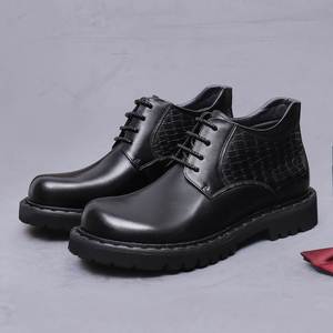 2025 New Fashion Design Men's Italian Formal <b>Shoes</b> Classic Slip-On <b>Height</b> <b>Increasing</b> Autumn <b>Shoes</b> - Product Image 1