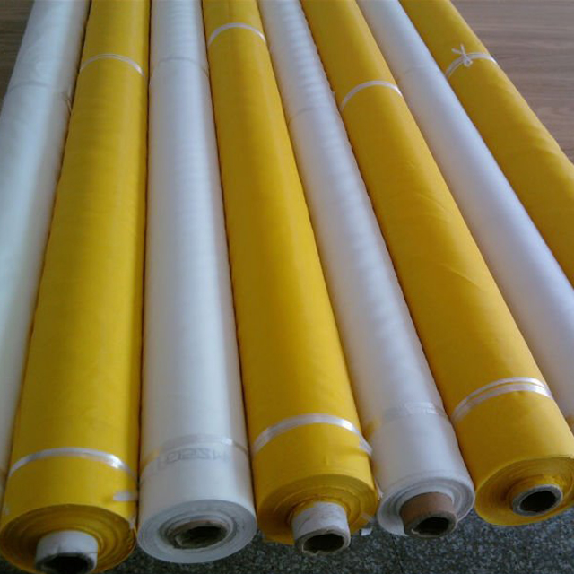 2025 Twill Weave White 43-64T Nylon Screen Printing Mesh for Hot Sale 43T 48T 55T 59T 64T