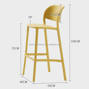Chaise de bar <span class=keywords><strong>pour</strong></span> <span class=keywords><strong>petit</strong></span>-déjeuner la plus vendue en Europe, chaise de bar simple <span class=keywords><strong>pour</strong></span> appartement, tabouret haut de jardin - Product Image 3