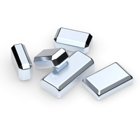 Magnet Neodymium AnTai N40 N42 N45 N52 Blok Kubus Magnet Permanen Tanah Jarang Kecil Mini Kustom Pengait Magnetik Levitasi Tinggi