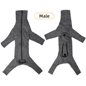 Mono grande de 4 Patas aprobado por el veterinario, ropa para mascotas para arrojar perros, pijama cómodo, Mono para cirugía - Product Image 4
