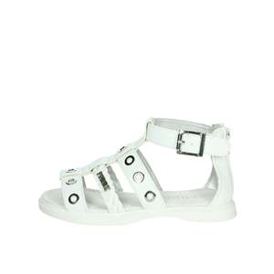 Ferre Girls' <b>Sandal</b> FB-140 White Heeled <b>Sandals</b> - Product Image 1