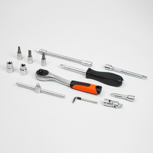 Bộ cờ lê Ratchet 46 món 1/4 inch với bộ mở rộng đầu nối metric, bộ dụng cụ cầm tay dùng cho sửa chữa nhà cửa và ô tô - Product Image 4