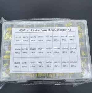 ชุดกล่องใส่ตัวเก็บประจุแบบปรับเทียบ 24 รุ่น จำนวน 460 ชิ้น ชุด 63V-100V 102J-105J แพ็คตัวเก็บประจุแบบสี่เหลี่ยม - Product Image 2