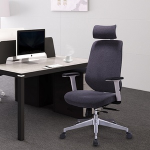 Wholesale Manufacturer High Back Swivel Ergonomic Design <b>Computer</b> Revolving Mesh Fabric <b>Office</b> Chair Wheels - Product Image 4