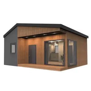 120m2 Kant En Klaar Prefab Huis 2 Bed Luxe Huizen Meubels Licht Stalen Huis Villa Container Verkoop Met Mooie Kwaliteit