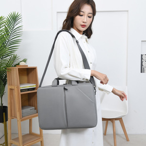Durable Portable Waterproof Nylon Material 16 Inch Simple Crossbody Shoulder Business Briefcase <b>Computer</b> Large Laptop <b>Bag</b> - Product Image 6
