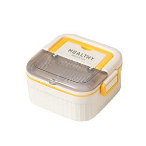 Healthy Lunch Box 304 Stainless Steel With Compartments Seal Lid For Office Workers And Picnics - Product Image 5
