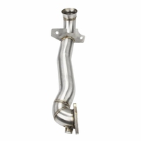 53.ODM/OEM Downpipe d'échappement turbo argenté personnalisable haute performance pour Mini Clubman S /Cooper S /Countryman S