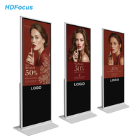Tamaño personalizado 32-65 pulgadas Soporte de suelo Señalización digital Pantalla de publicidad LCD Quiosco para varios lugares
