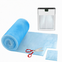 Rouleau de tampons filtrants en polyester 100% uni pour aquarium, pour un polissage efficace, favorisant une eau cristalline et saine dans les bassins et les réservoirs.