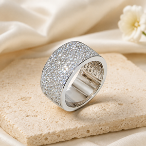 Wide Band Design Ring Classic Style Finger Ring for Men - Product Image 6