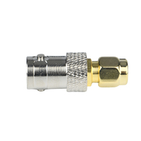 Adaptador de Conector SMA Macho a BNC Hembra, Conector Recto RF, Adaptador de Conector SMA a Conector BNC