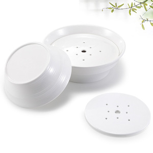 Assiette ronde en mélamine, couleur unie, pour les repas d'hôtel, les fêtes, l'utilisation par les enfants, 9441 - Product Image 3