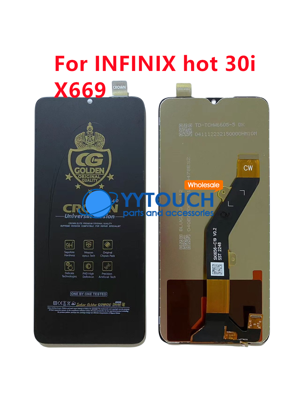 Infinix Smart 7 X6515LCDディスプレイタッチスクリーンデジタイザー