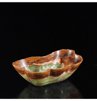 SAIDKOCC Wabi Sabi stijl retro natuurlijke jade fruitschaal marmeren eettafel woonkamer restaurant op maat gemaakte opbergruimte geavanceerd