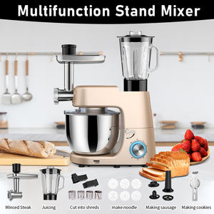 Haushalts 660W Lebensmittel mischer 7L Fleischwolf Entsafter Brot Elektrischer Teig Kneter <span class=keywords><strong>Mixer</strong></span> 5-in-1 Steh mischer - Product Image 3