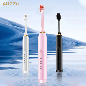 Cepillo de Dientes Eléctrico Ultrasónico Recargable por USB, Cepillo de Dientes Sónico Portátil de Viaje para Adultos, 4 Cabezales de Cepillo, 6 Modos de Funcionamiento, Suave - Product Image 2