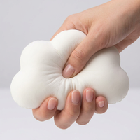 Veilleuse LED en silicone rechargeable en forme de nuage pour bébé, avec capteur tactile RGB et chargement Type-C, pour la décoration de la chambre d'enfant et de la crèche
