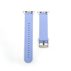 Bracelet de montre en silicone solide de haute qualité, boucle en métal pleine, connecteur à broche, 38 mm/42 mm, durable, résistant à la transpiration, remplacement de montre - Product Image 5