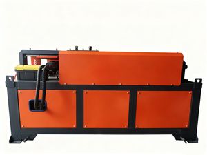 Hoge snelheid automatische wapeningstaalstaaf spoel draadricht- en snijmachine met servomotor - Product Image 3