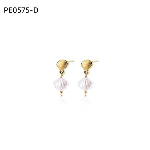ต่างหูแฟชั่น DE PERLAS PE0575 สำหรับผู้หญิง เครื่องประดับคุณภาพสูง - Product Image 1