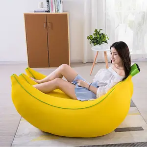 Hot Funny Relaxing Chair Japanese Sofa Bed <strong>Banana</strong> Foam Fruit Shaped <strong>Bean</strong> <strong>Bags</strong> - Product Image 1
