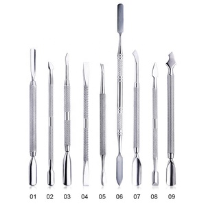 Professional Dual Sided Stainless Steel <b>Nail</b> <b>Cleaner</b> Cuticle Pusher for Cuticle and Dead Skin Care Foot Rasp Use - Product Image 3