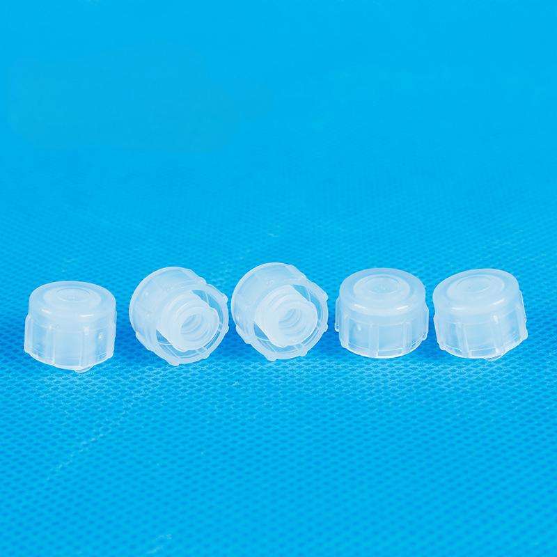 Bouchon à vis rond blanc