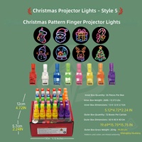 36 pièces – Nouveauté Exclusive Transfrontalière : Bagues Lumineuses LED à Projection pour Doigts – Idéales pour Halloween, Noël, Pâques – Bâtons Lumineux