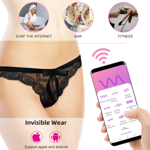 Niusida culotte 10 fréquence oeuf vibrant APP télécommande sans fil double moteur Vibration Masturbation sexuelle féminine - Product Image 6