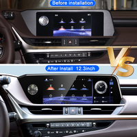 Lecteur multimédia avec écran de 12,3 pouces pour Lexus EX 2018-2021 (écran d'origine de 8 pouces) avec CarPlay sans fil