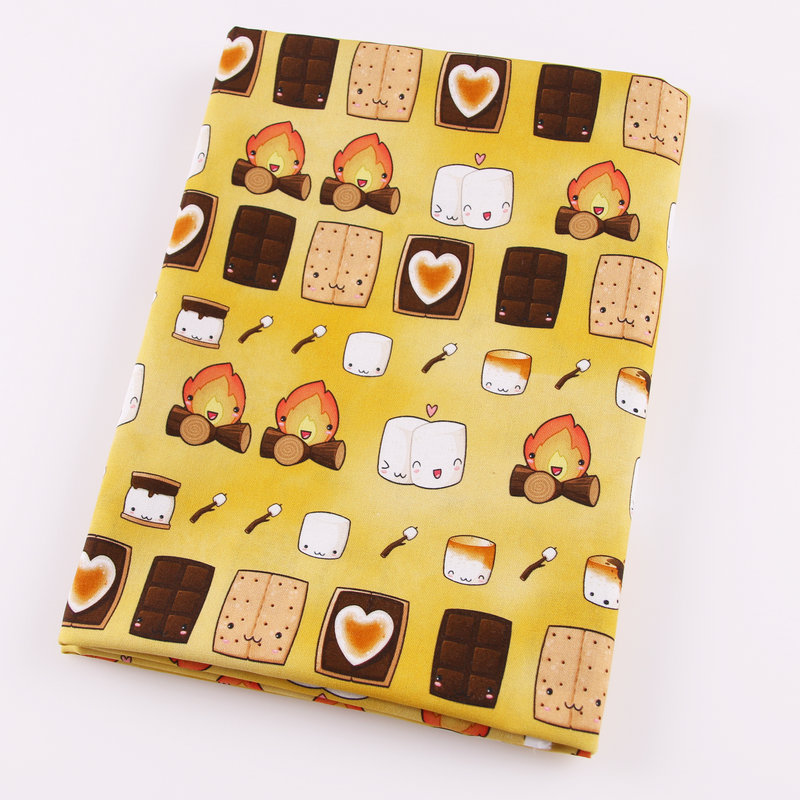 Yellow color On Roll Organic Wholesale High Quality Cotton Fabric Price Per Yard cotton fabric