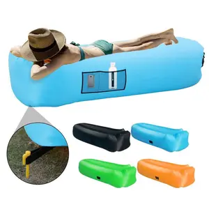 באיכות גבוהה נייד אוויר ספה מיטת מזרן ספה עצלנית תיק מתקפל קמפינג חוף מתנפח אוויר כורסת