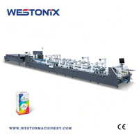 Machine à coller les boîtes haute vitesse WESTONIX GSF 650 800 pour boîtes cosmétiques