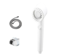 Ensemble de douche à main filtrée haute pression avec filtre et tuyau, pour salle de bain, avec fonction massage