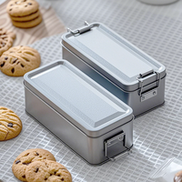 Tiramisu Boîte en métal de qualité alimentaire avec emballage de serrure pour gâteau bonbons desserts fruits stockage personnalisé boîte de conserve conteneur en gros