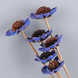Flores secas hechas a mano, girasoles artificiales para decoración del hogar, flores <span class=keywords><strong>Happy</strong></span> - Product Image 4