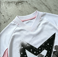 T-shirt col rond anti-rétrécissement à manches courtes de haute qualité, style hip-hop, coupe ample, streetwear respirant, entièrement imprimé – Nouveauté fournisseur