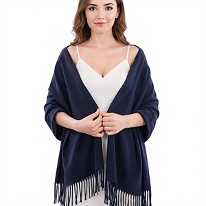 Premium Cashmere Striped Lightweight Elegant <b>Women</b> Long <b>Shawl</b> <b>Wrap</b> Soft Warm Shoulder Scarf for Winter Travel Daily Life Events - Product Image 2