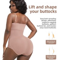 Tunique gainante post-partum en nylon sans couture, respirante, à maintien ferme, avec boutons, pour le remodelage abdominal, grande taille, style Pin-up